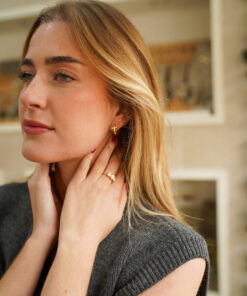 Alternative view of Pendientes aros OPORTO ORO