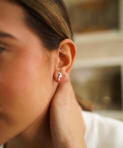 Alternative view of Pendientes TULUM PLATA