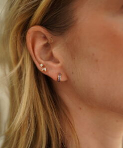 Pendientes Aros ASTI PRINCESA LILA (UNIDAD)