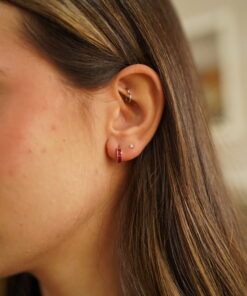 Pendientes Aros ASTI PRINCESA ROSA (UNIDAD)