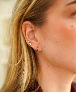Pendientes Aros ASTI PRINCESA VERDE (UNIDAD)