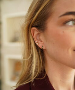 Alternative view of Pendientes Aros ASTI PRINCESA VERDE (UNIDAD)